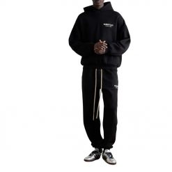 FEAR OF GOD ESSENTIALS BLACK SWEATPANTS FW24