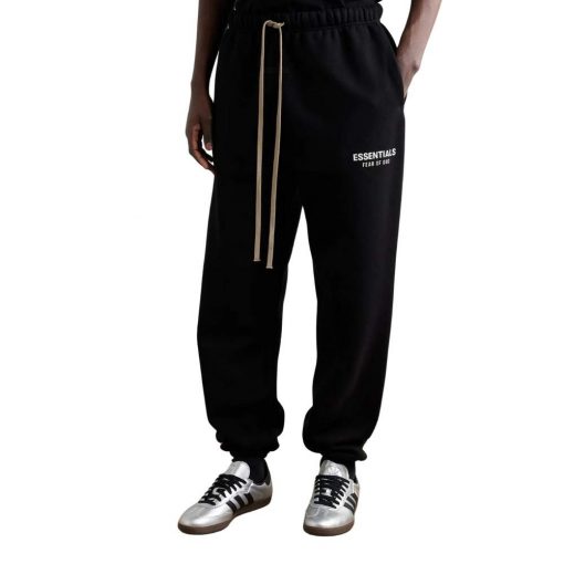 FEAR OF GOD ESSENTIALS BLACK SWEATPANTS FW24