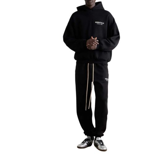 FEAR OF GOD ESSENTIALS BLACK TRACKSUIT FW24