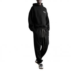 FEAR OF GOD ESSENTIALS BLACK TRACKSUIT FW24