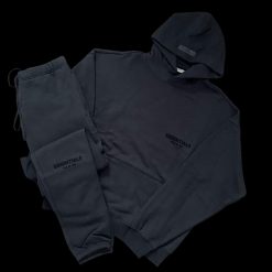 FEAR OF GOD ESSENTIALS BLACK TRACKSUIT SS22