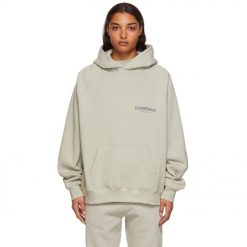 FEAR OF GOD ESSENTIALS CONCRETE PULLOVER HOODIE