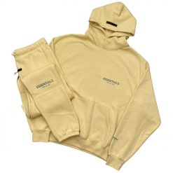 FEAR OF GOD ESSENTIALS CREAM CORE COLLECTION TRACKSUIT