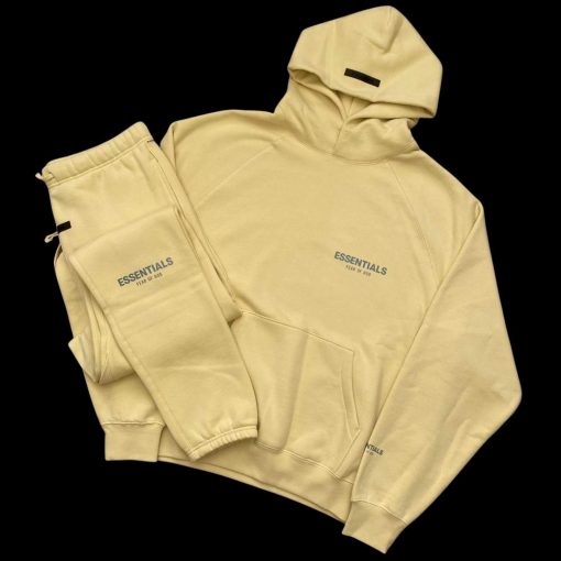 FEAR OF GOD ESSENTIALS CREAM CORE COLLECTION TRACKSUIT