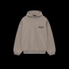 FEAR OF GOD ESSENTIALS DARK HEATHER GREY HOODIE FW24