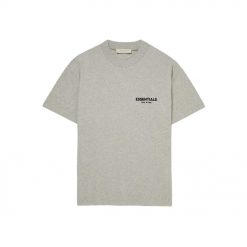 FEAR OF GOD ESSENTIALS DARK HEATHER OATMEAL SHORT SET SS22