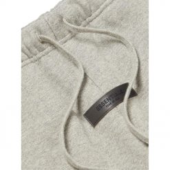 FEAR OF GOD ESSENTIALS DARK HEATHER OATMEAL SHORTS SS22