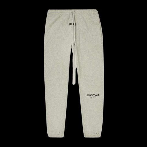 FEAR OF GOD ESSENTIALS DARK HEATHER OATMEAL SWEATPANTS SS22