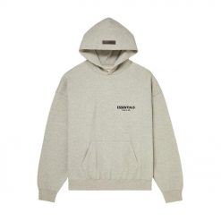 FEAR OF GOD ESSENTIALS DARK HEATHER OATMEAL TRACKSUIT SS22