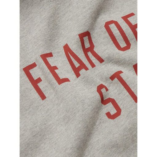 FEAR OF GOD ESSENTIALS DARK HEATHER STATE HOODIE