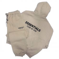 FEAR OF GOD ESSENTIALS DESERT SAND TRACKSUIT FW24