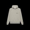 FEAR OF GOD ESSENTIALS HEATHER OATMEAL CORE COLLECTION HOODIE