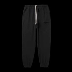 FEAR OF GOD ESSENTIALS JET BLACK SWEATPANTS FW23