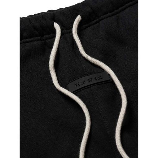 FEAR OF GOD ESSENTIALS JET BLACK SWEATPANTS FW23