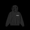 FEAR OF GOD ESSENTIALS KIDS BLACK STRETCH LIMO HOODIE SS22