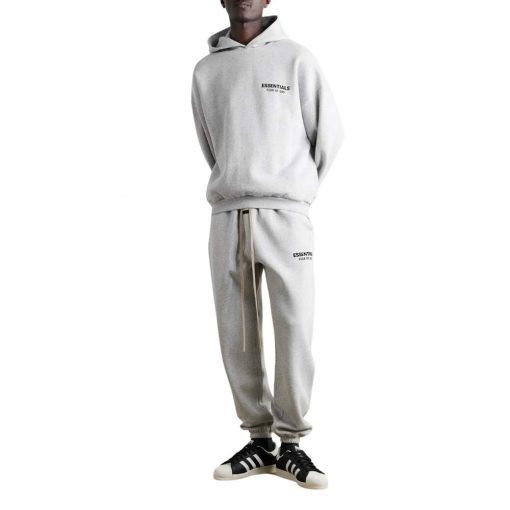 FEAR OF GOD ESSENTIALS LIGHT HEATHER GREY SWEATPANTS FW24