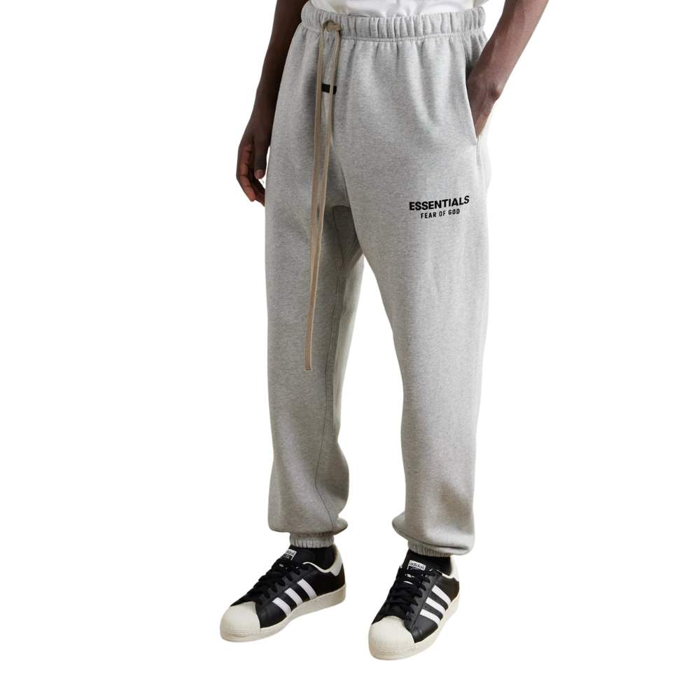 FEAR OF GOD ESSENTIALS LIGHT HEATHER GREY SWEATPANTS FW24