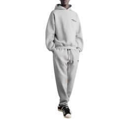 FEAR OF GOD ESSENTIALS LIGHT HEATHER GREY TRACKSUIT FW24