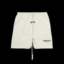 FEAR OF GOD ESSENTIALS LIGHT HEATHER OATMEAL SHORTS SS22