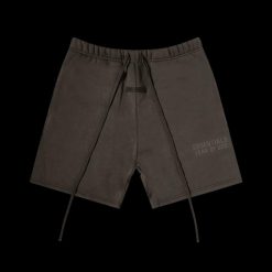 FEAR OF GOD ESSENTIALS OFF BLACK SHORTS FW22