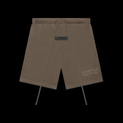 FEAR OF GOD ESSENTIALS WOOD BROWN SHORTS FW22