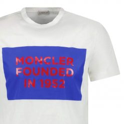 Moncler 1952 Printed TShirt White