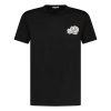 Moncler Double Logo Printed TShirt Black