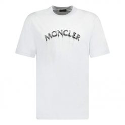 Moncler Spray Logo TShirt White