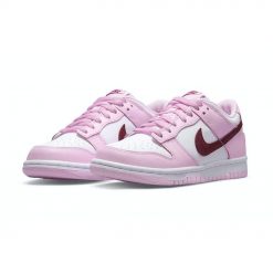 NIKE DUNK LOW PINK RED WHITE GS