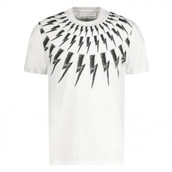 Neil Barrett Thunderbolt TShirt White