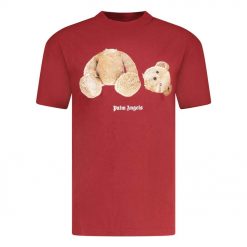 Palm Angels Bear Print TShirt Red