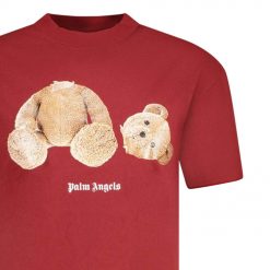 Palm Angels Bear Print TShirt Red