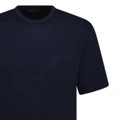 Prada Triangle Logo TShirt Navy