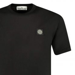 Stone Island Compass Logo TShirt Black