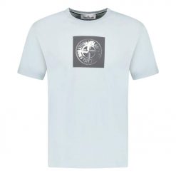 Stone Island Compass Logo TShirt Sky Blue