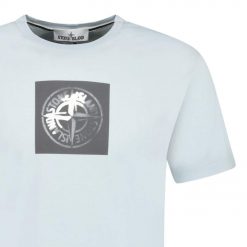 Stone Island Compass Logo TShirt Sky Blue