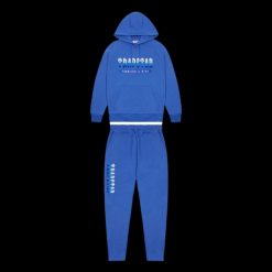 TRAPSTAR CHENILLE DECODED 20 HOODED TRACKSUIT DAZZLING BLUE