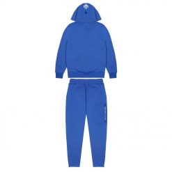 TRAPSTAR CHENILLE DECODED 20 HOODED TRACKSUIT DAZZLING BLUE