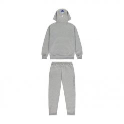 TRAPSTAR CHENILLE DECODED 20 HOODED TRACKSUIT GREY ICE EDITION