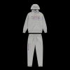 TRAPSTAR CHENILLE DECODED 20 HOODED TRACKSUIT GREY REVOLUTION