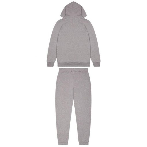 TRAPSTAR CHENILLE DECODED HOODED TRACKSUIT GREY CAMO EDITION