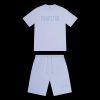 TRAPSTAR CHENILLE DECODED SHORT SET ICE BLUE