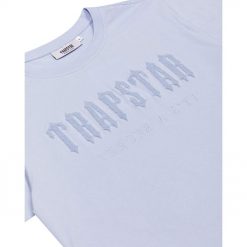 TRAPSTAR CHENILLE DECODED SHORT SET ICE BLUE