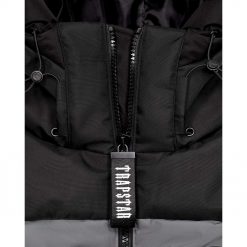 TRAPSTAR DECODED AW23 PUFFER JACKET BLACK GREY