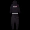 TRAPSTAR DECODED CHENILLE HOODED TRACKSUIT BLACK PINK