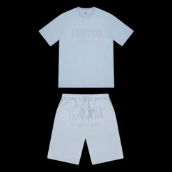 TRAPSTAR DECODED GEL SHORT SET CASHMERE BLUE