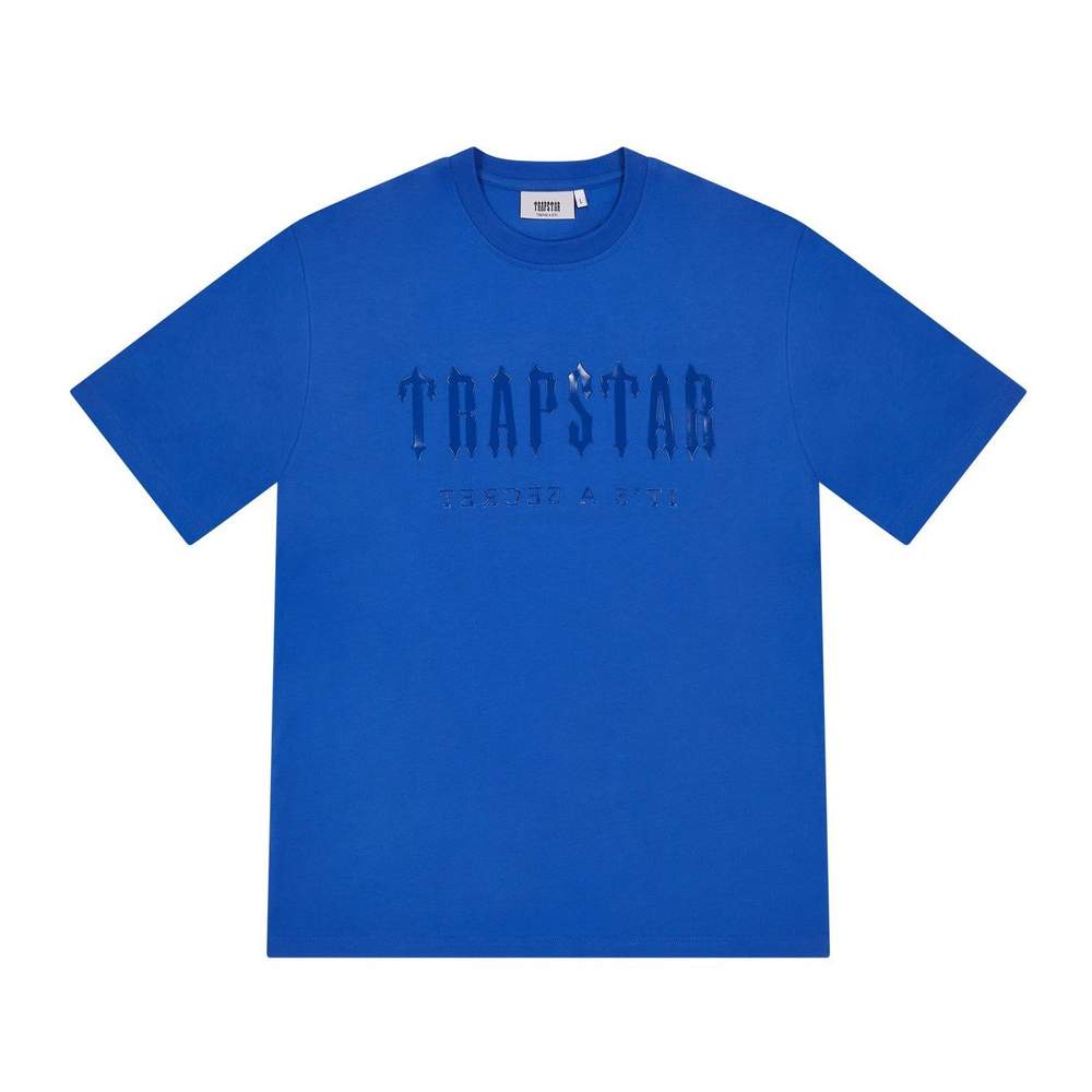 TRAPSTAR DECODED GEL SHORT SET DAZZLING BLUE