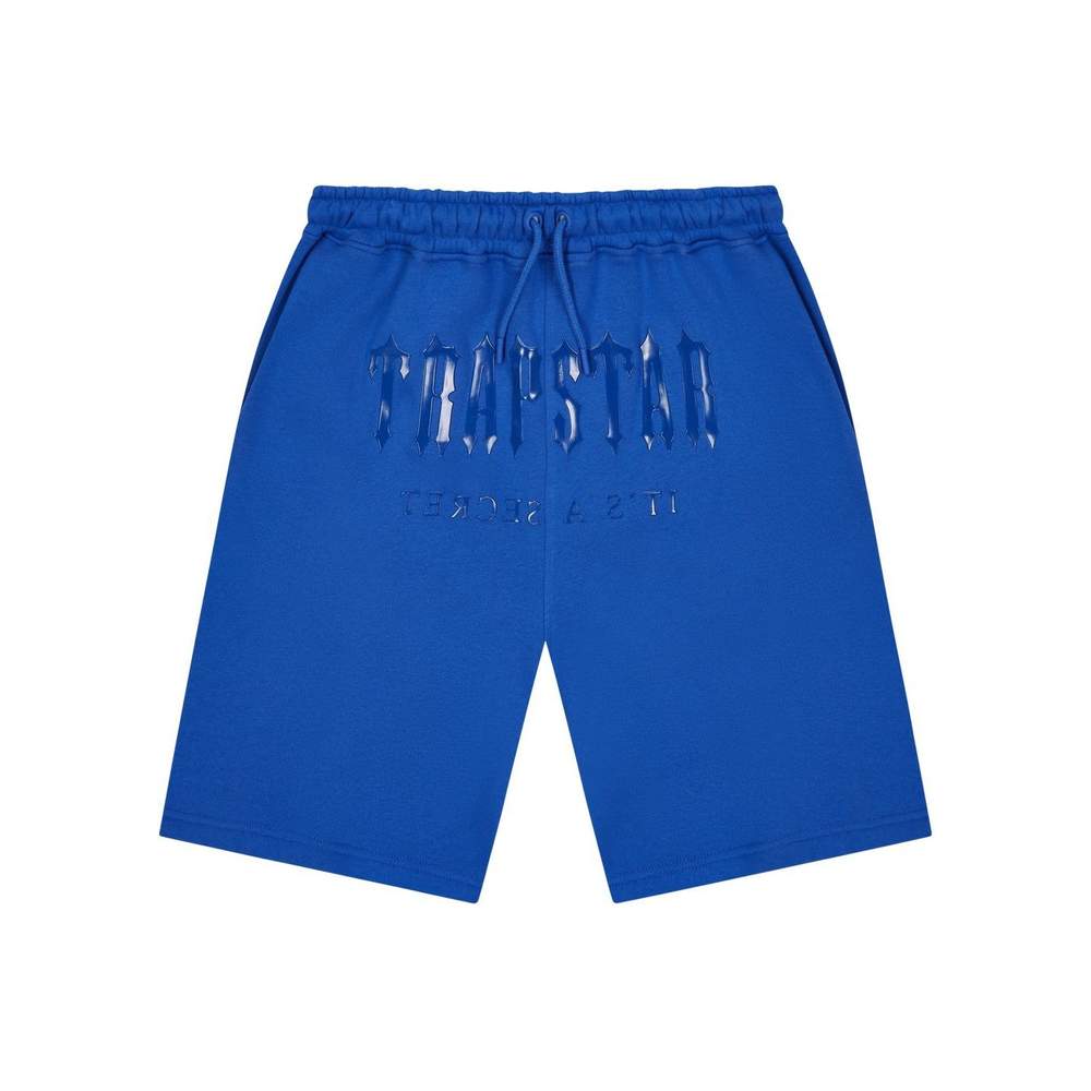 TRAPSTAR DECODED GEL SHORT SET DAZZLING BLUE