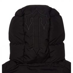 TRAPSTAR DECODED HOODED PUFFER JACKET 20 BLACK