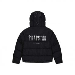 TRAPSTAR DECODED HOODED PUFFER JACKET 20 BLACK CAMO